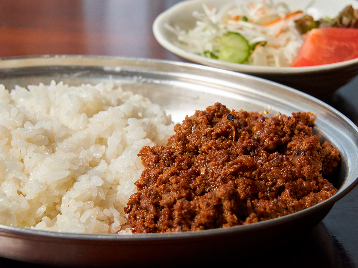 キーマカレーのアレンジ