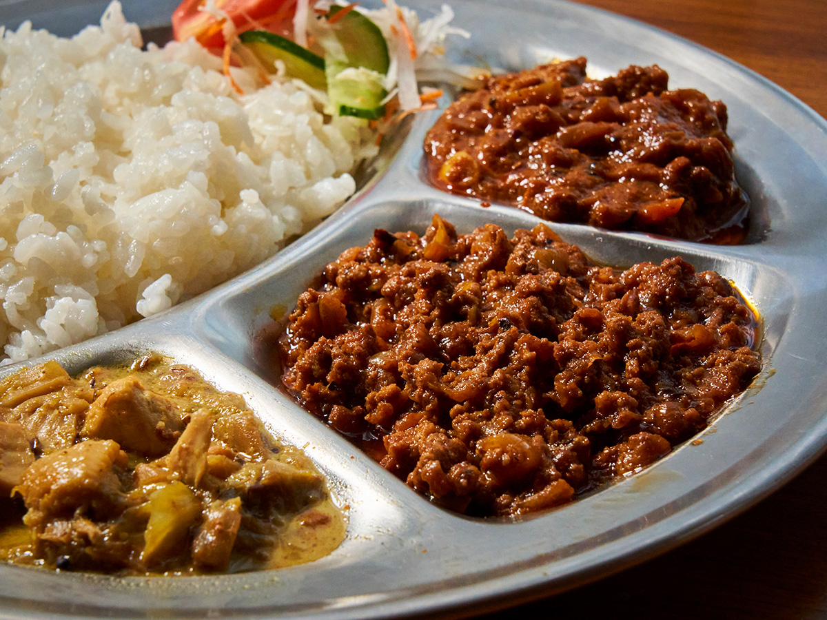 キーマカレーのアレンジ